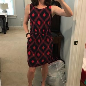 Gap ikat dress with pockets!